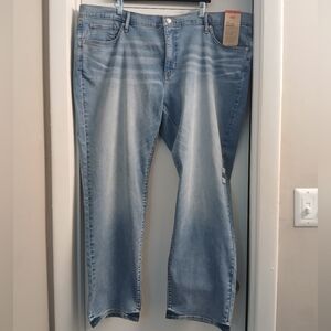 New! Levi's Women's 314 Shaping Straight Mid Rise Blue Denim Jeans 26W